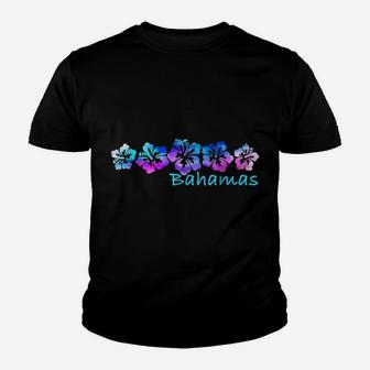 Bahamas Tropical Flower -Vacation Beach Shirt Youth T-shirt | Crazezy AU