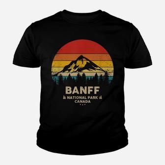 Banff - Canadian National Park Retro Souvenir Youth T-shirt | Crazezy UK