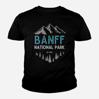 Banff National Park Est 1885 Vintage Canada Sweatshirt Youth T-shirt | Crazezy CA