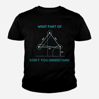 Barrel Racing What Part Of Don't You Understand Youth T-shirt - Monsterry CA