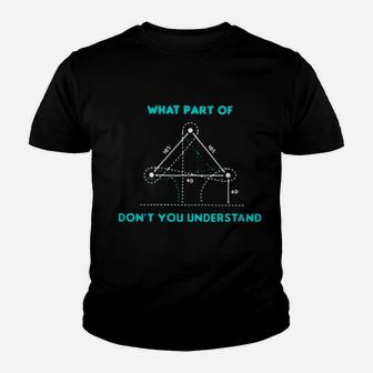 Barrel Racing What Part Of Dont You Understand Youth T-shirt - Monsterry CA