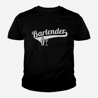 Bartender Cocktail Youth T-shirt | Crazezy DE