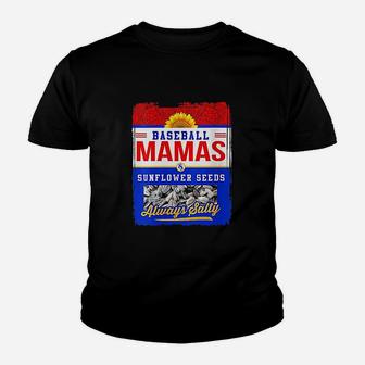 Baseball Mamas And Sunflower Youth T-shirt | Crazezy UK