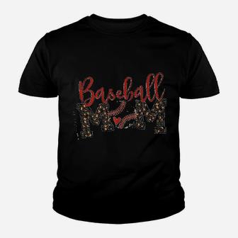 Baseball Mom Youth T-shirt | Crazezy