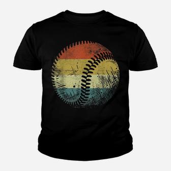 Baseball Player Gifts Funny Ball Retro Vintage Style Coach Youth T-shirt | Crazezy