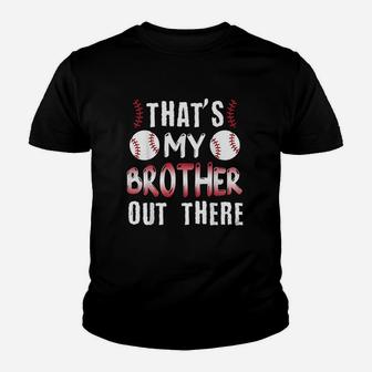Baseball Sister Cute Baseball Gift For Sisters Youth T-shirt | Crazezy