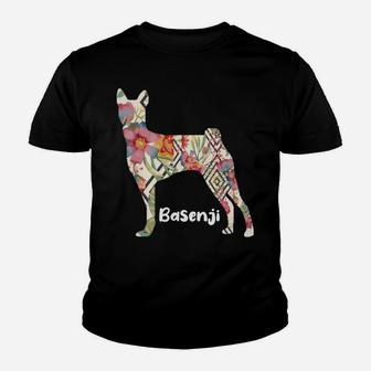 Basenji Dog Heart | Basenji Mom Dog Lover Basenji Dad Youth T-shirt | Crazezy