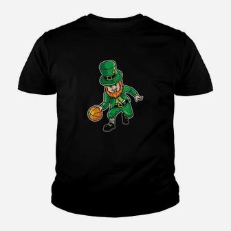 Basketball Lover March Saint Patricks Day Youth T-shirt - Thegiftio UK
