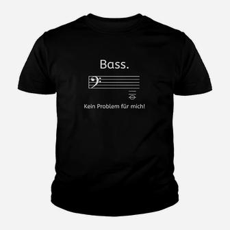 Bass-Schlüssel Musik Kinder Tshirt, Problemlos Noten Design - Seseable