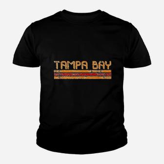 Bay Florida Retro Vintage Weathered Throwback Youth T-shirt | Crazezy CA