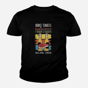Bbq Grilling Vintage Funny Cooking Meat Grill Barbecue Youth T-shirt | Crazezy CA