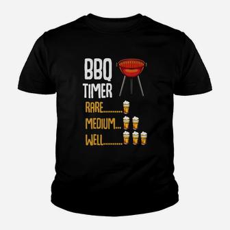 Bbq Timer Barbecue Bbq Grill Party Beer Quotes Shirt Youth T-shirt - Thegiftio UK