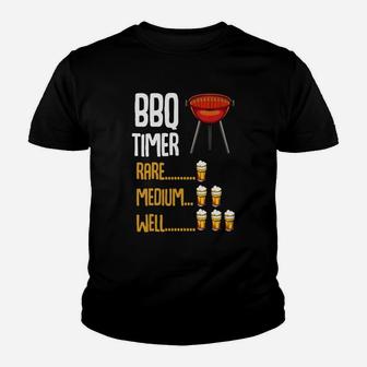 Bbq Timer Barbecue Bbq Grill Party Beer Quotes Shirt Youth T-shirt - Thegiftio