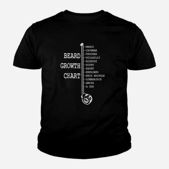 Beard Length Beard Ruler Beard Guide Youth T-shirt | Crazezy CA