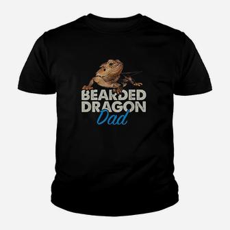 Bearded Dragon Dad Pet Reptile Lizard Owner Youth T-shirt | Crazezy