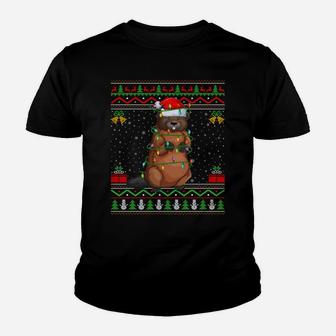 Beaver Animal Lover Matching Ugly Beaver Christmas Sweatshirt Youth T-shirt | Crazezy AU