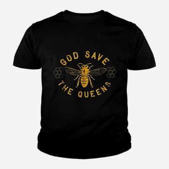 Bee Lovers God Save The Queen Youth T-shirt | Crazezy CA