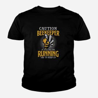 Beekeeper Caution Bee Lover Whisperer Nature Youth T-shirt | Crazezy CA