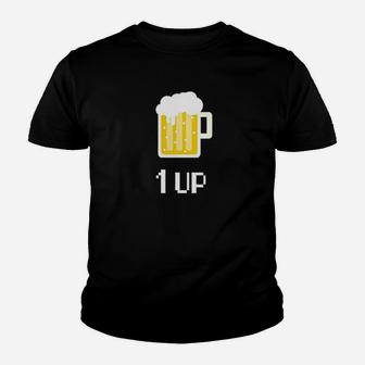 Beer 1Up Video Game Youth T-shirt | Crazezy CA