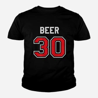 Beer 30 Athlete Uniform Youth T-shirt | Crazezy