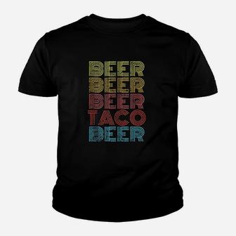 Beer Taco Food Youth T-shirt | Crazezy UK