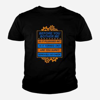 Before You Bother Me Youth T-shirt | Crazezy