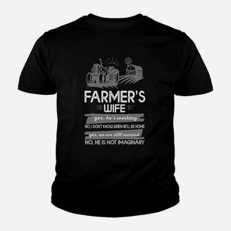 Being A Farmers Wife Youth T-shirt | Crazezy UK
