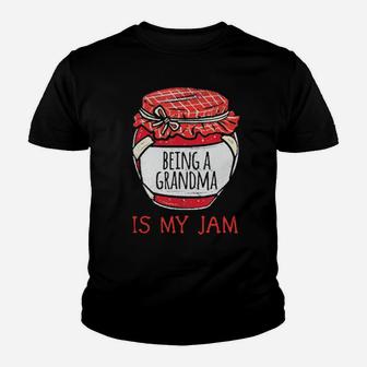 Being Grandma Is My Jam Youth T-shirt - Monsterry