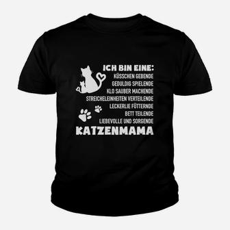 Beschränken Sie Katzenmama  Kinder T-Shirt - Seseable