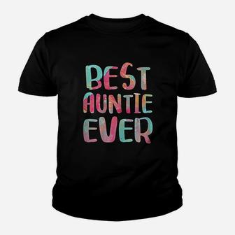 Best Auntie Ever Youth T-shirt | Crazezy CA