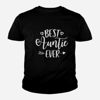 Best Auntie Ever Youth T-shirt | Crazezy CA