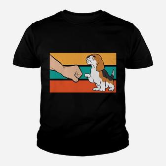 Best Beagle Dad Ever Funny Beagle Dog Dad Youth T-shirt | Crazezy