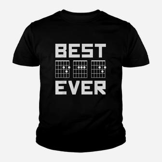 Best Dad Ever Guitar Chords For Musician Youth T-shirt | Crazezy