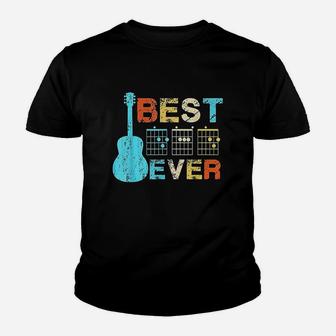 Best Dad Ever Guitar Chords Vintage Youth T-shirt | Crazezy AU