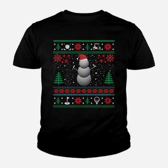 Best For Golf Lover Golf Ugly Christmas Sweaters Sweatshirt Youth T-shirt | Crazezy UK