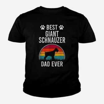 Best Giant Schnauzer Dad Ever Dog Lover Youth T-shirt | Crazezy CA
