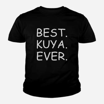 Best Kuya Ever Filipino Greatest Brother Pinoy Funny Youth T-shirt | Crazezy