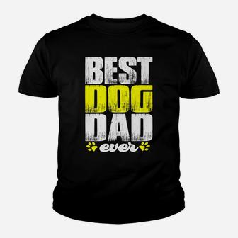 Best Lovin Dog Dad Pet Lover Owner Gifts Fathers Day Present Youth T-shirt | Crazezy UK
