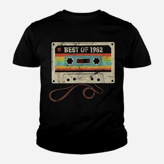 Best Of 1982 Funny Vintage 38Th Birthday Gift For Men Women Youth T-shirt | Crazezy