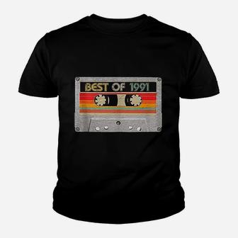 Best Of 1991 30Th Birthday Gifts Cassette Tape Vintage Youth T-shirt | Crazezy