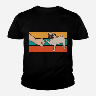 Best Pug Dad Ever Funny Puppy Dog Youth T-shirt | Crazezy