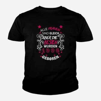 Beste Frauen 1996 Geboren Kinder Tshirt, Lustiges Geburtstags-Outfit - Seseable