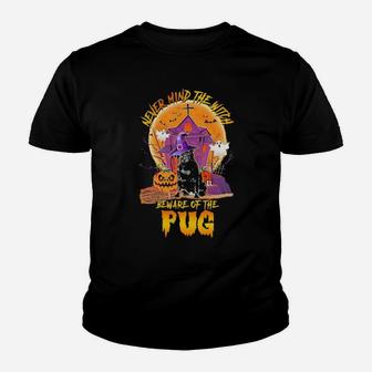 Beware Of The Pug Youth T-shirt - Monsterry DE