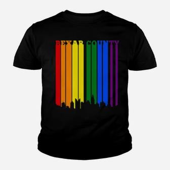 Bexar County Texas Lgbtq Gay Lesbian Pride T Shirt Youth T-shirt - Monsterry CA
