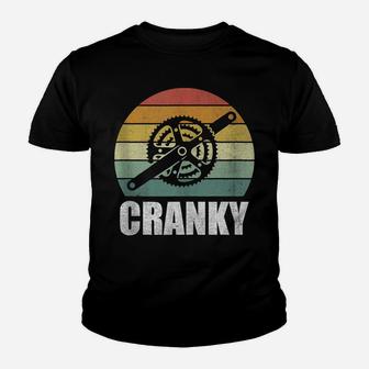 Bicycle Cranky Funny For Cycling Lovers Cranky Vintage Retro Youth T-shirt | Crazezy