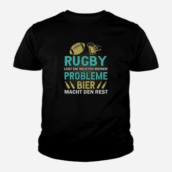 Bier Macht Den Rest   Rugby Kinder T-Shirt - Seseable