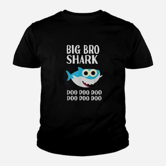Big Bro Shark Doo Doo Big Brother Shark Gifts Matching Youth T-shirt | Crazezy DE