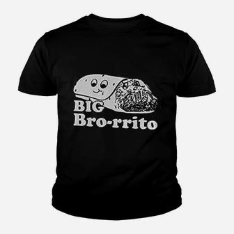 Big Brorrito Funny Brother Cinco De Mayo Youth T-shirt | Crazezy