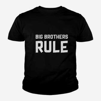 Big Brothers Rule Little Brothers Youth T-shirt - Thegiftio