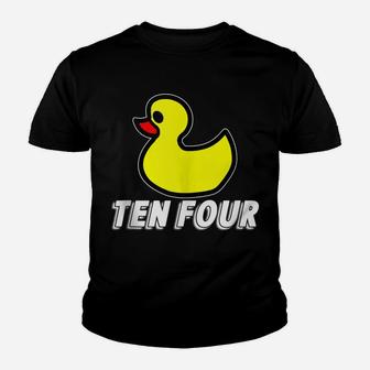 Big Ten Four Rubber Duck Convoy Trucker Youth T-shirt | Crazezy